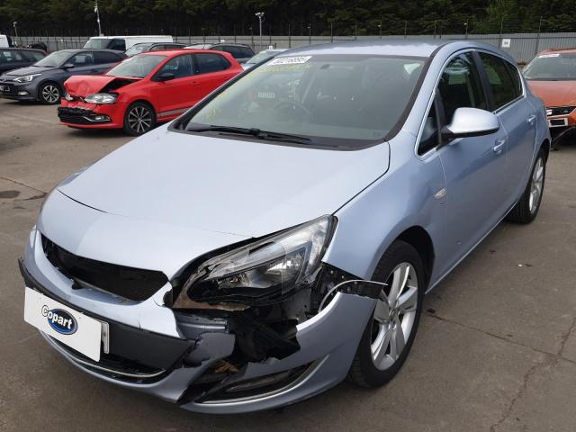 2015 VAUXHALL ASTRA 1.4I 16V SRI 5DR for sale at Copart WHITBURN