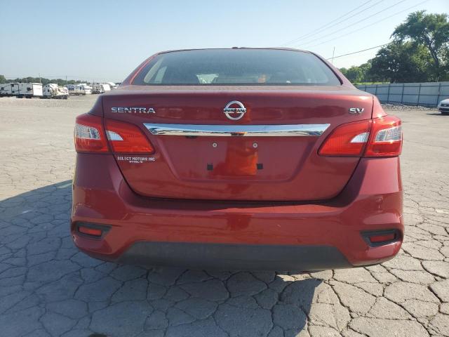  NISSAN SENTRA 2016 Czerwony