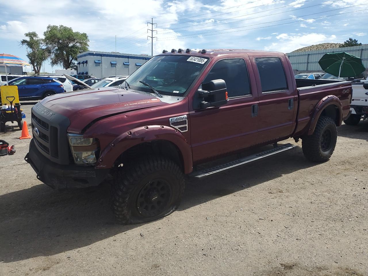 2008 Ford F250 Super Duty VIN: 1FTSW21R18EB49340 Lot: 62421085