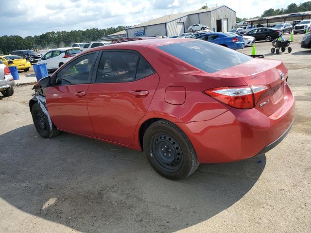  TOYOTA COROLLA 2016 Красный