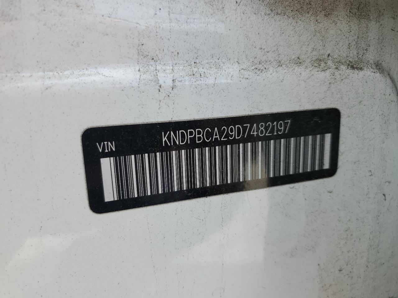 2013 Kia Sportage Lx VIN: KNDPBCA29D7482197 Lot: 59697165