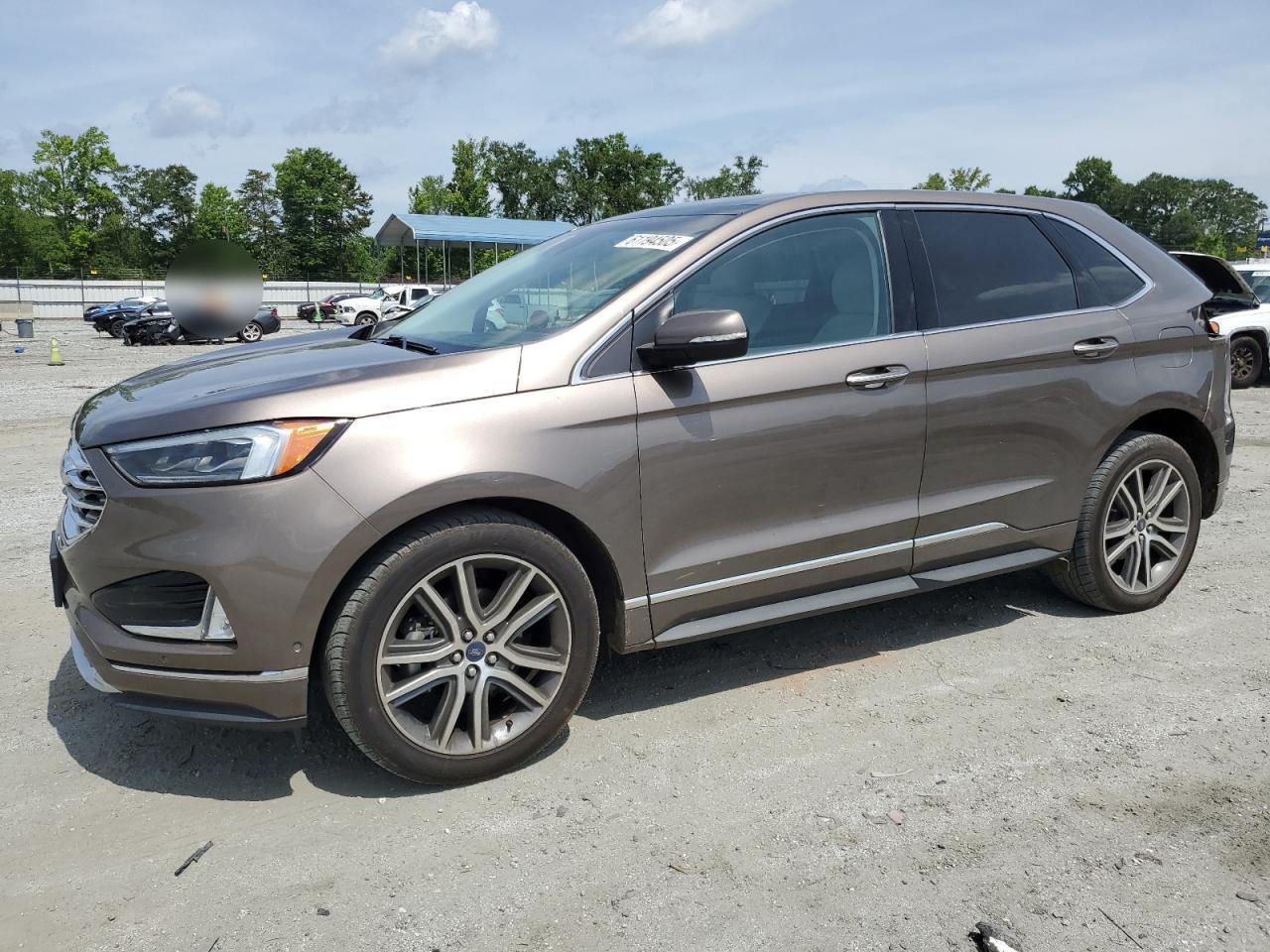 2019 Ford Edge Titanium VIN: 2FMPK3K98KBC25303 Lot: 61194505