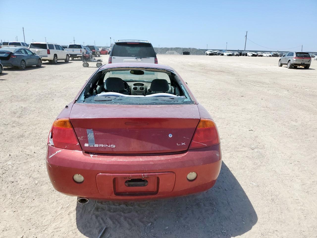 2001 Chrysler Sebring Lx VIN: 4C3AG42H91E134846 Lot: 61626045