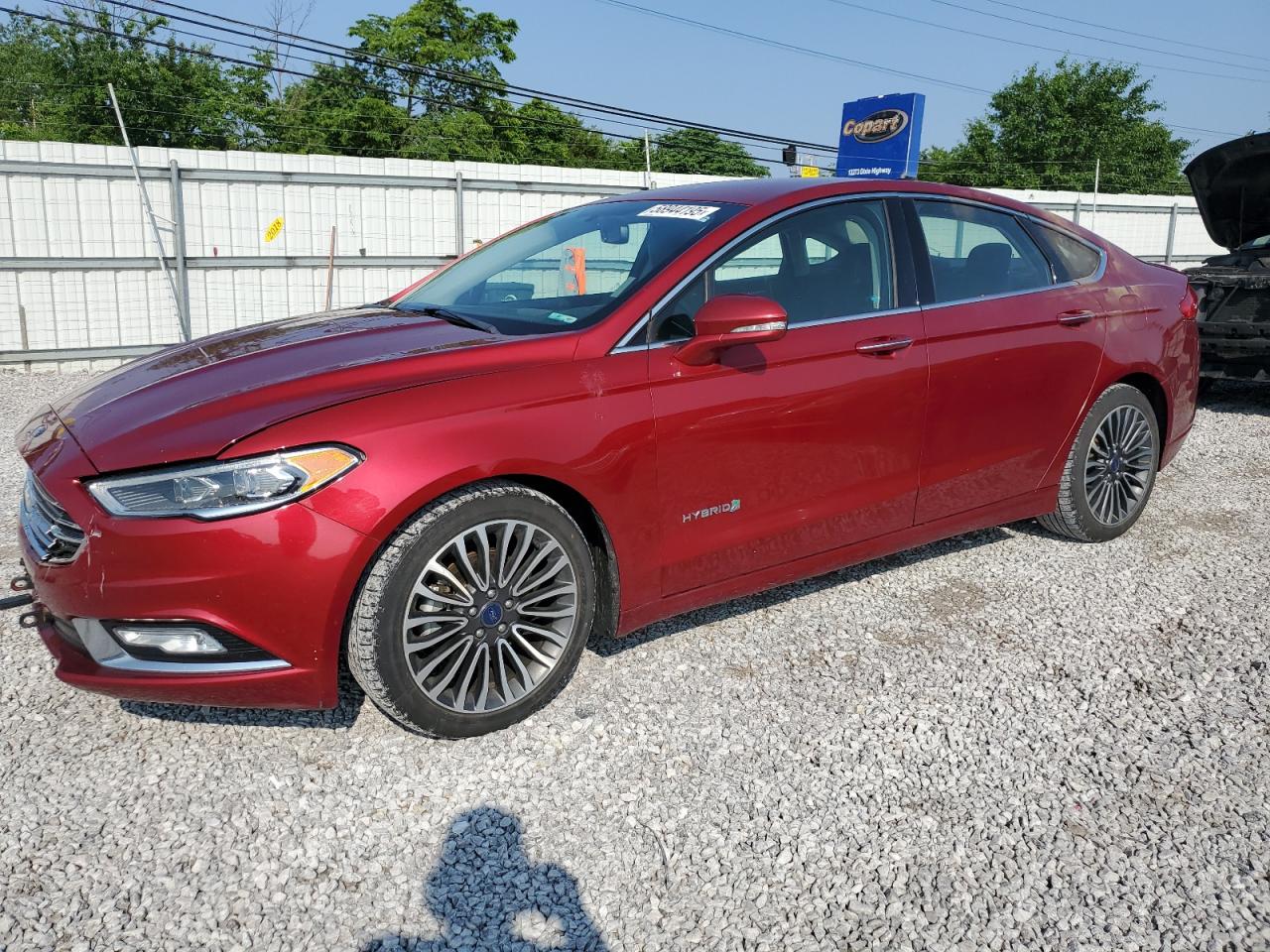 2018 Ford Fusion Titanium/Platinum Hev en Venta en Walton, KY - Front End