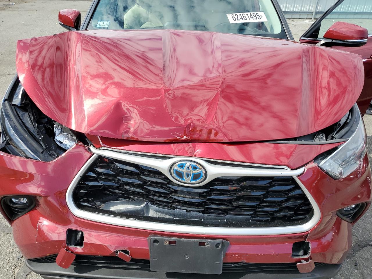 2021 Toyota Highlander Hybrid Xle VIN: 5TDHBRCH7MS023698 Lot: 62461495