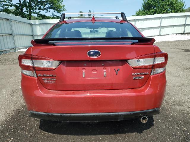  SUBARU IMPREZA 2017 Czerwony