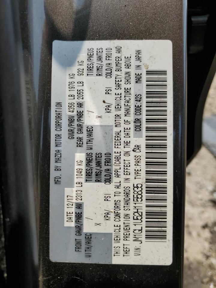 2017 Mazda 6 Sport VIN: JM1GL1U52H1155835 Lot: 60358685