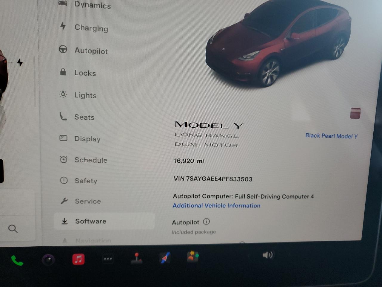 2023 Tesla Model Y VIN: 7SAYGAEE4PF833503 Lot: 62376755