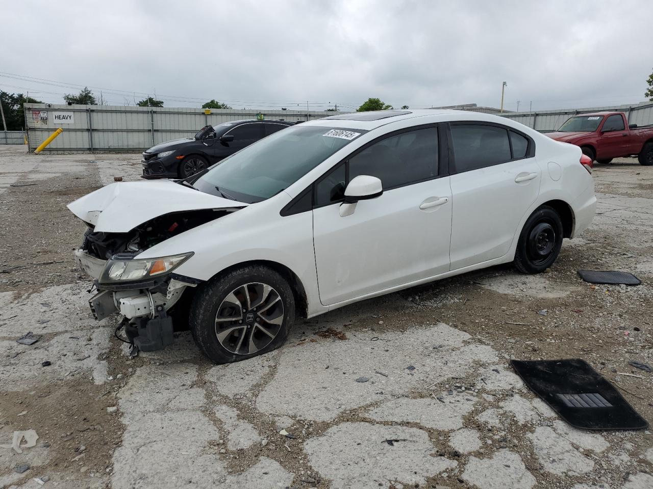 2013 Honda Civic Exl VIN: 19XFB2F93DE024490 Lot: 61606145