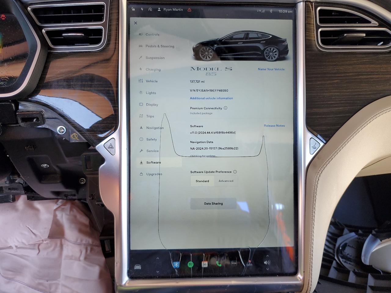 2014 Tesla Model S VIN: 5YJSA1H19EFP49350 Lot: 63087665
