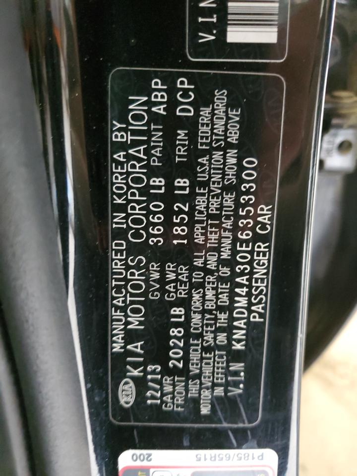 2014 Kia Rio Lx VIN: KNADM4A30E6353300 Lot: 59172345