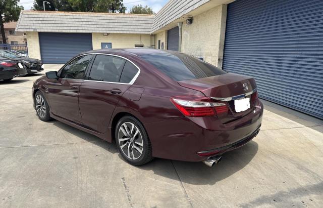 Sedans HONDA ACCORD 2017 Burgundy