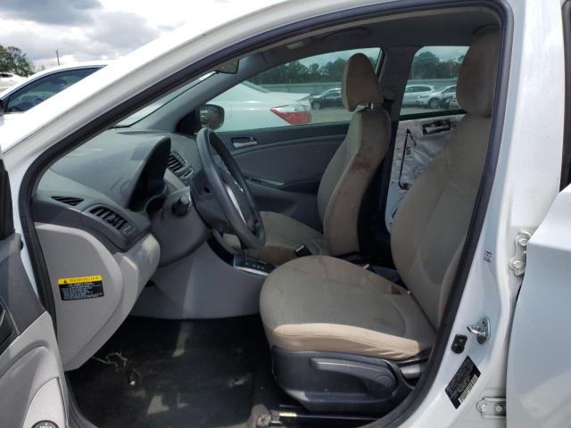 Hatchbacks HYUNDAI ACCENT 2016 White