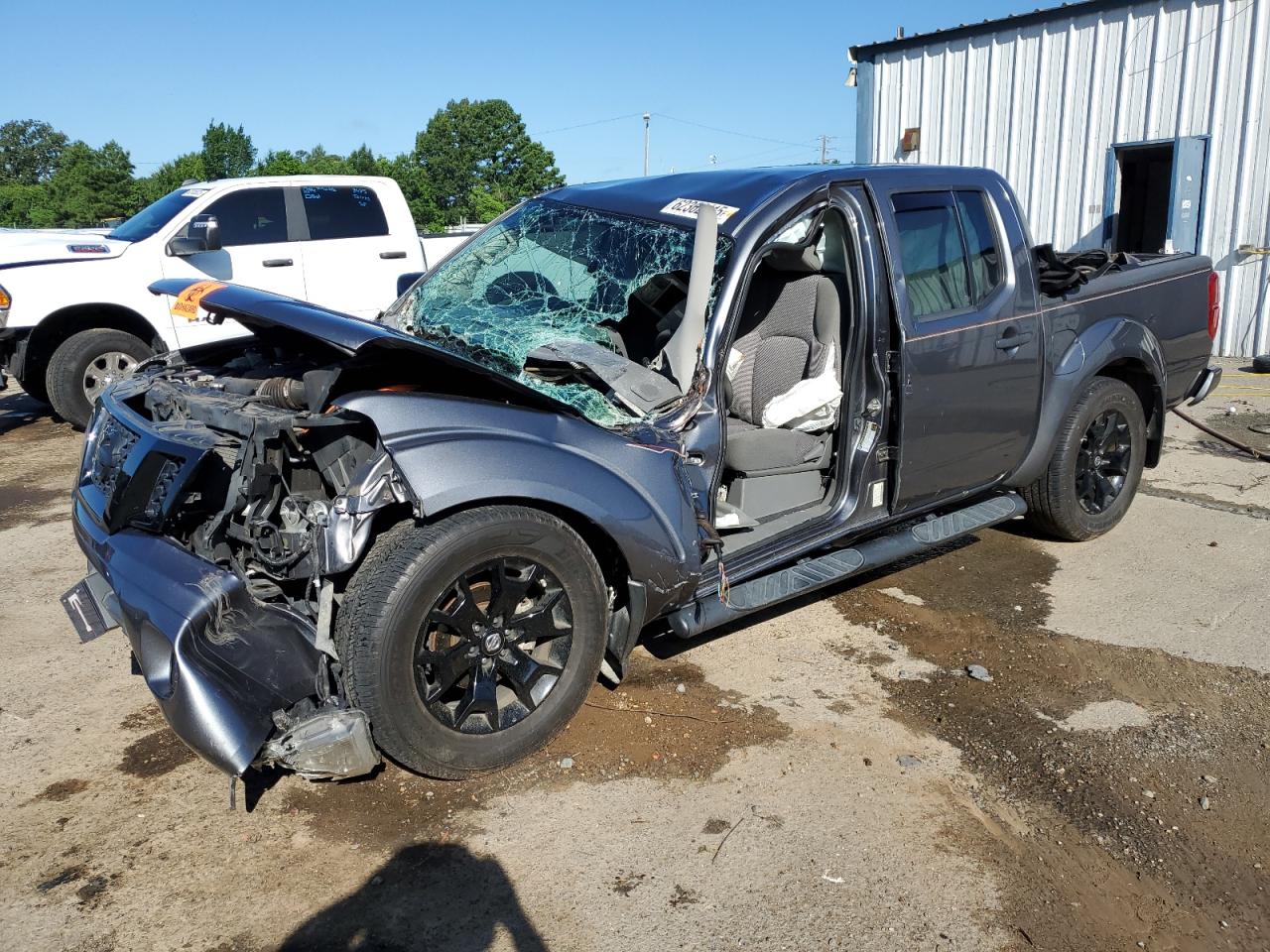 2019 Nissan Frontier S grey null gas 1N6AD0ERXKN715385 photo #1