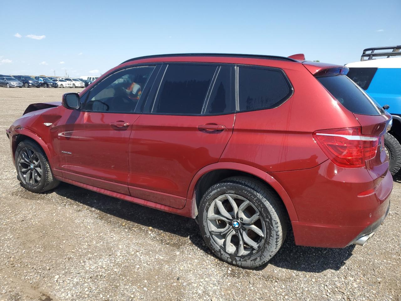 2013 BMW X3 xDrive35I red null gas 5UXWX7C51DL977396 photo #3