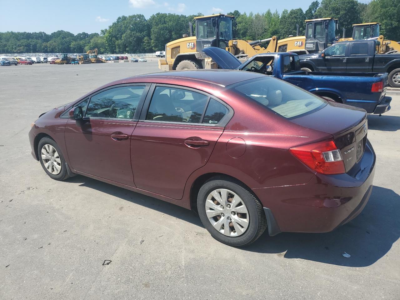 HONDA CIVIC 2012 VIN 19XFB2F52CE377332 zdjęcie 2