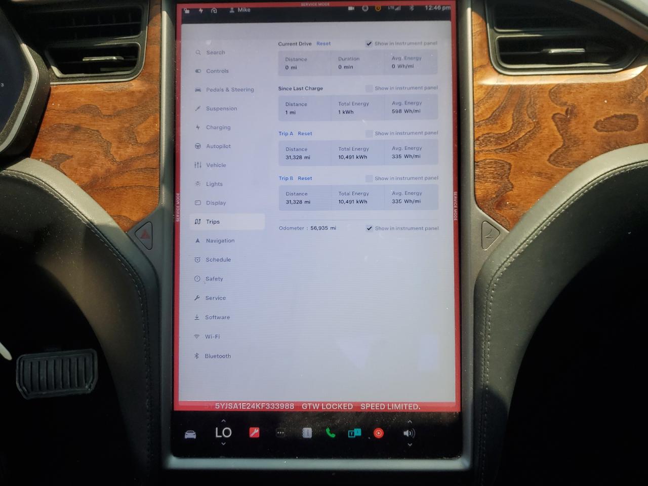 2019 Tesla Model S VIN: 5YJSA1E24KF333988 Lot: 61897765