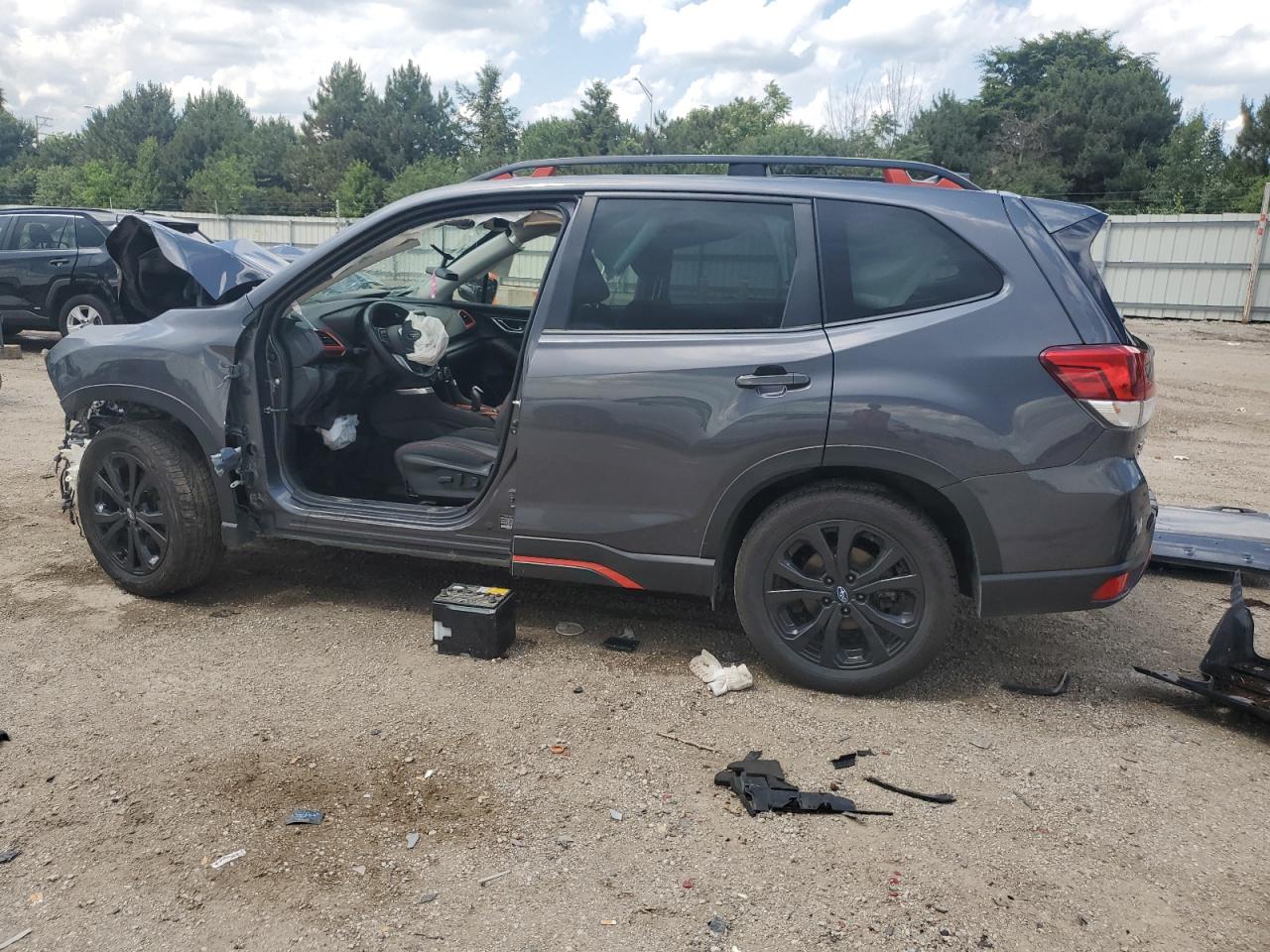 2021 Subaru Forester Sport grey null gas JF2SKALC9MH469031 photo #3