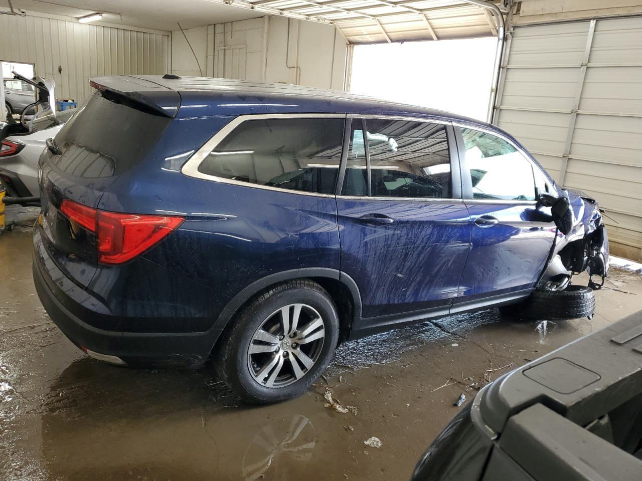 2016 Honda Pilot Exln blue null gas 5FNYF5H73GB050306 photo #4