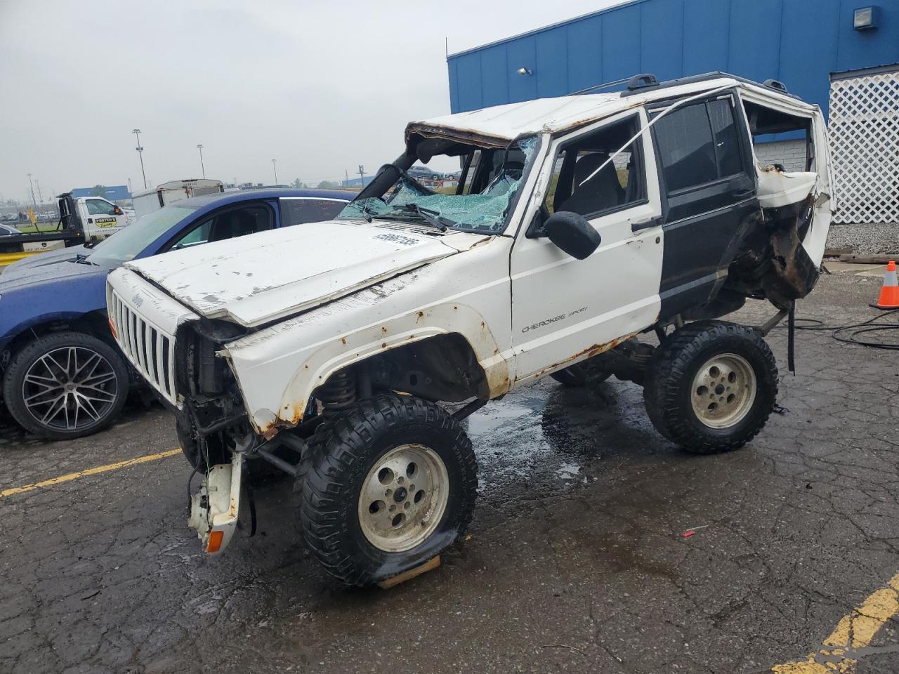 2001 Jeep Cherokee Sport за продажба в Woodhaven, MI - Rollover