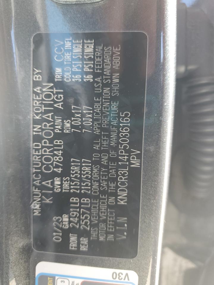 2023 Kia Niro Wind VIN: KNDCR3L14P5036165 Lot: 60831315