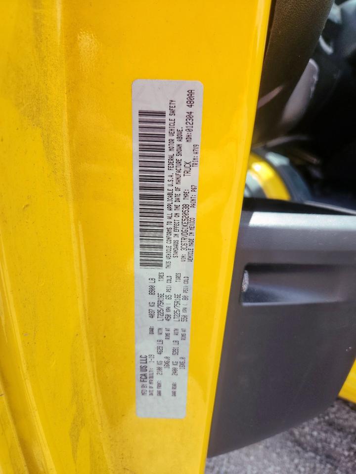 2019 Ram Promaster 2500 2500 High VIN: 3C6TRVDG1KE520538 Lot: 62260705