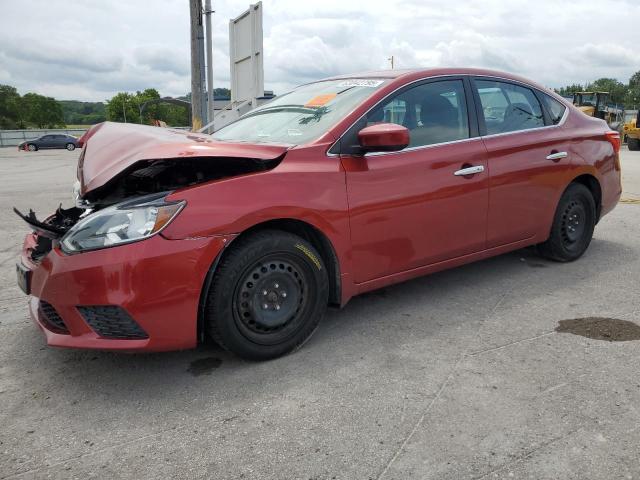  NISSAN SENTRA 2017 Червоний