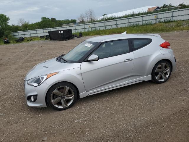  HYUNDAI VELOSTER 2014 Серебристый