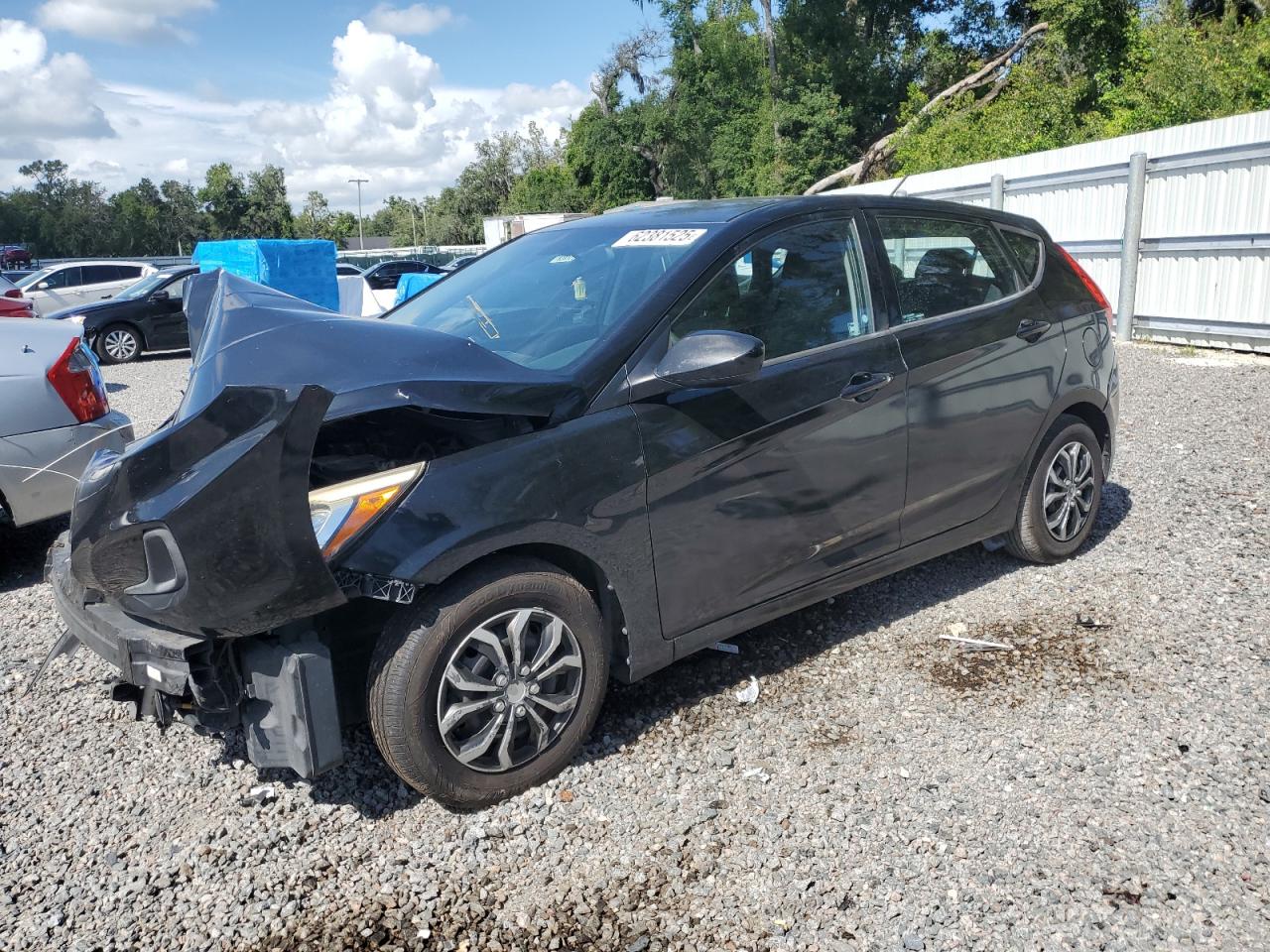 2017 Hyundai Accent Se black hatchback gas KMHCT5AE8HU363352 photo #1