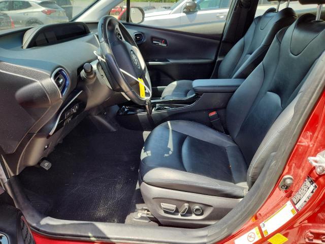  TOYOTA PRIUS 2017 Red