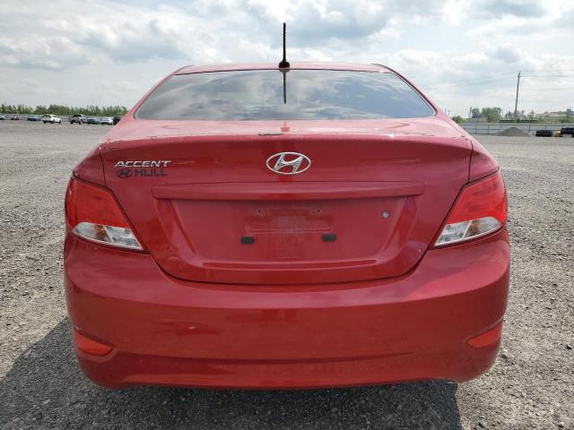  HYUNDAI ACCENT 2017 Czerwony