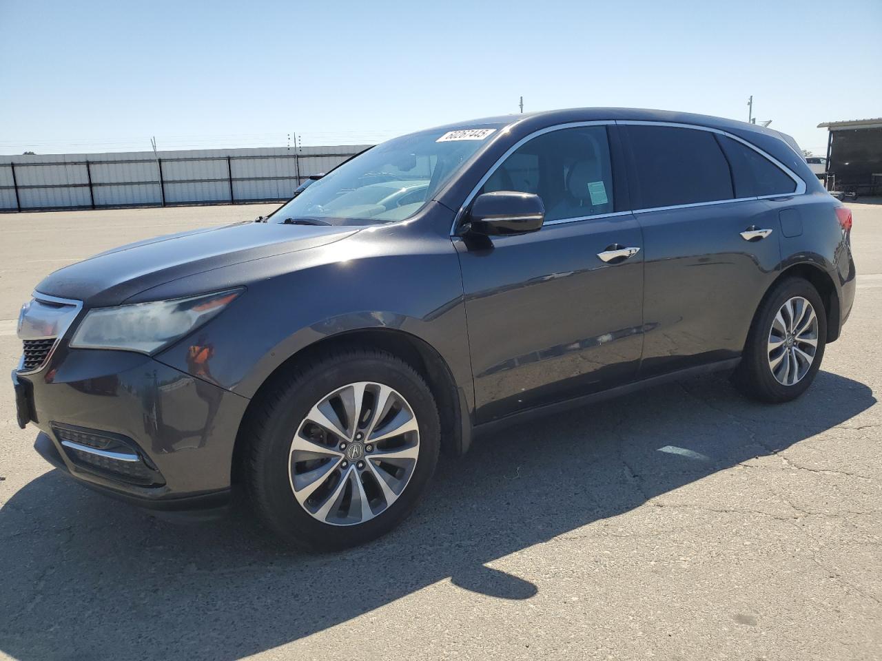 2014 Acura Mdx Technology de vânzare în Fresno, CA - Front End