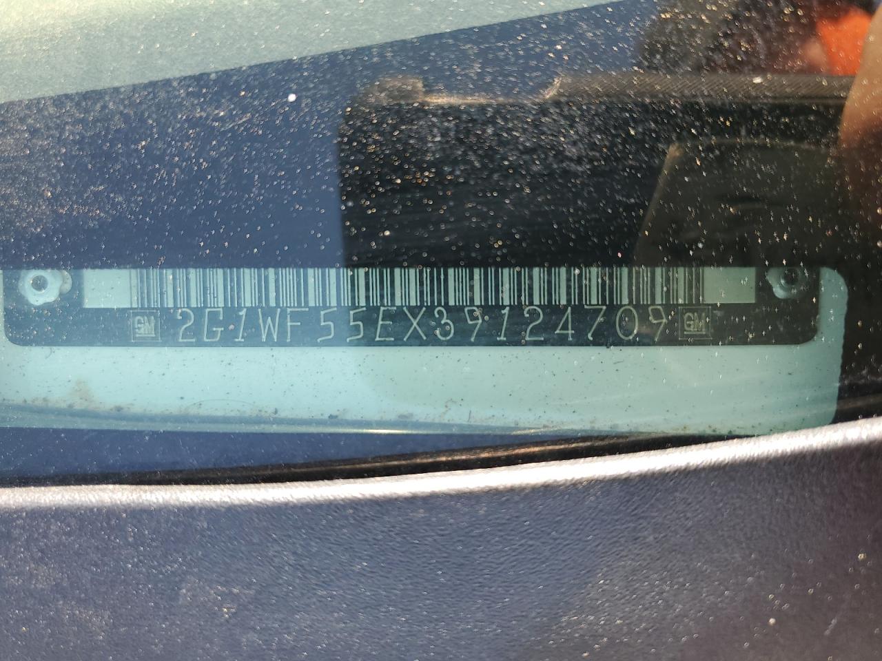 2003 Chevrolet Impala VIN: 2G1WF55EX39124709 Lot: 61489165