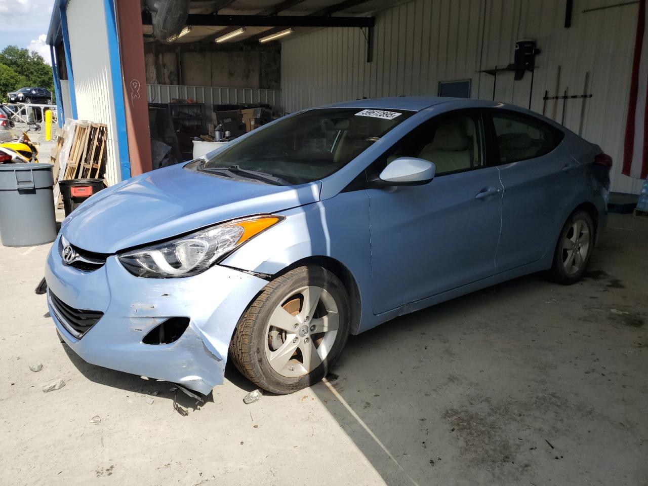 2013 Hyundai Elantra Gls იყიდება Mebane-ში, NC - Front End