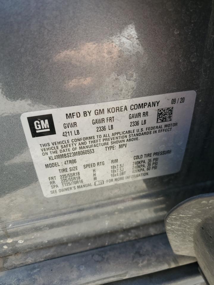 2021 Buick Encore Gx Preferred VIN: KL4MMBS23MB060553 Lot: 62352195