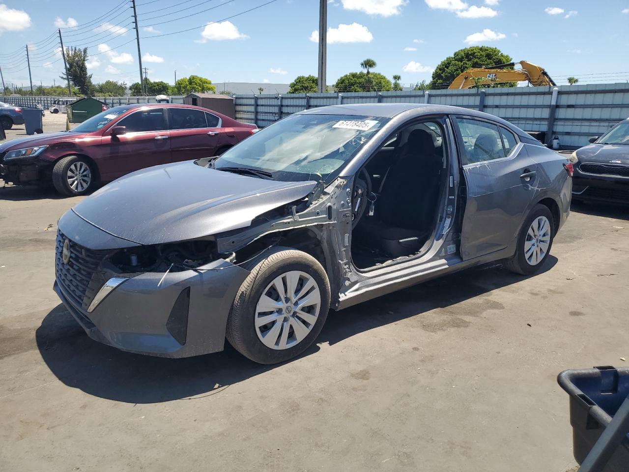 2025 Nissan Sentra S продається в Miami, FL - Side