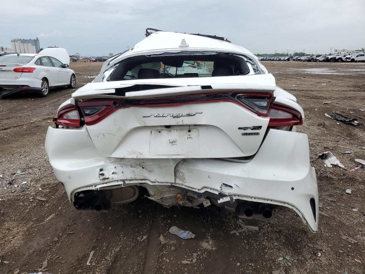 2020 Kia Stinger VIN: KNAE15LAXL6074285 Lot: 61591405