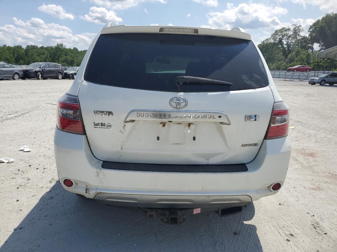 2009 Toyota Highlander Hybrid Limited VIN: JTEEW44A492029187 Lot: 61643665