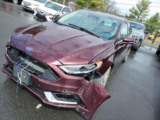 Sedans FORD FUSION 2017 Burgundy