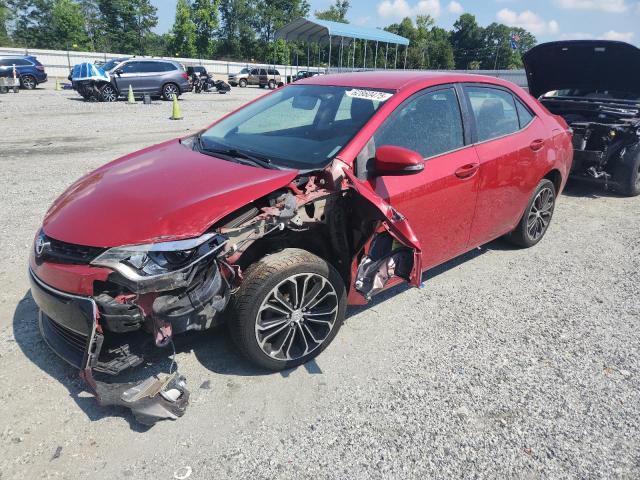 Sedans TOYOTA COROLLA 2015 Red