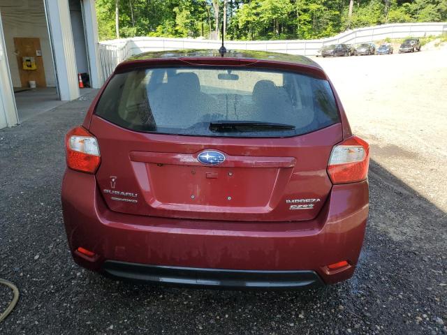  SUBARU IMPREZA 2016 Red