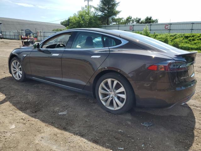 Hatchbacks TESLA MODEL S 2014 Brązowy