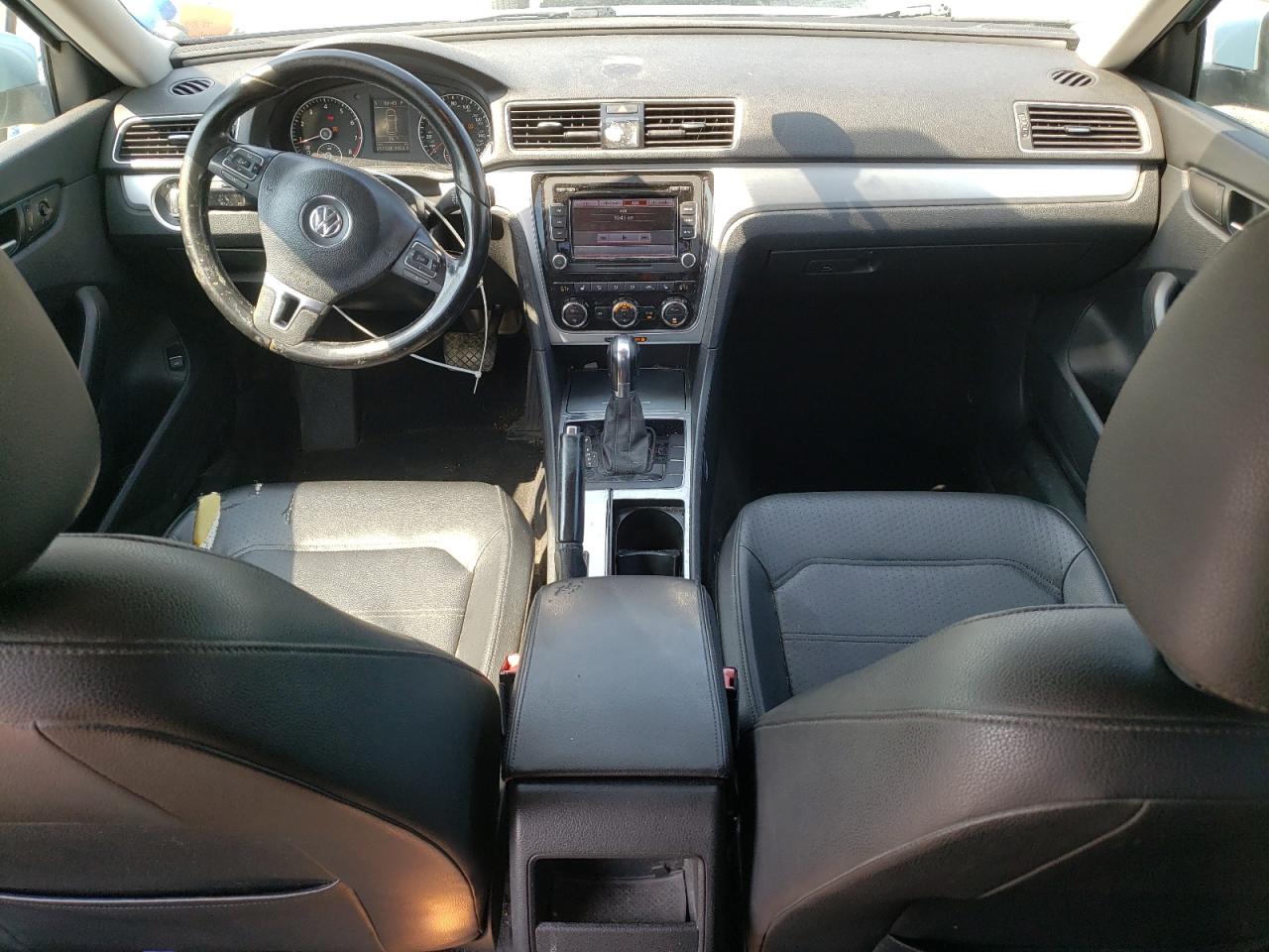 2012 Volkswagen Passat Se VIN: 1VWBP7A32CC040974 Lot: 62187035
