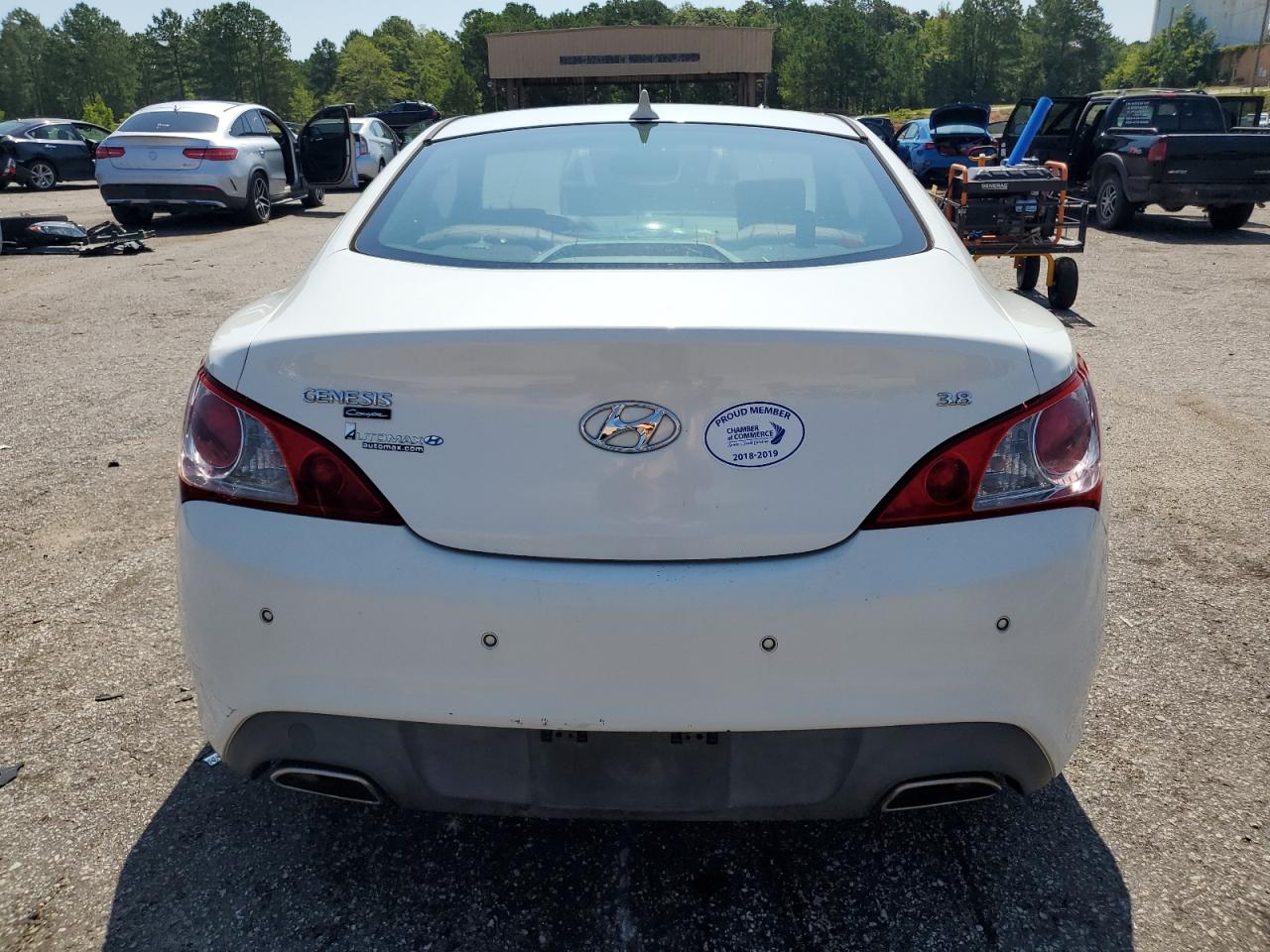 2011 Hyundai Genesis Coupe 3.8L VIN: KMHHU6KH1BU046067 Lot: 59971215