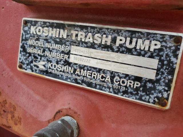 2003 KOSHIN TRASH PUMP