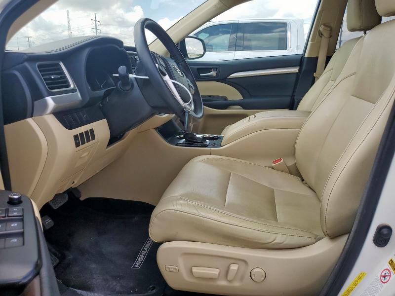  TOYOTA HIGHLANDER 2015 White
