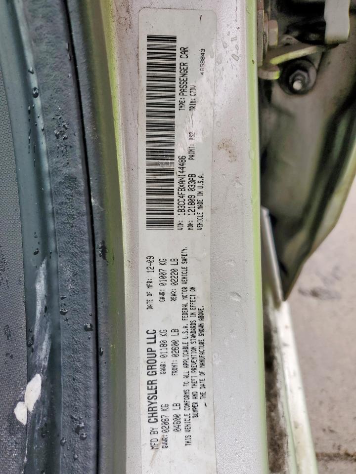 2010 Dodge Avenger Sxt VIN: 1B3CC4FBXAN144486 Lot: 60436005
