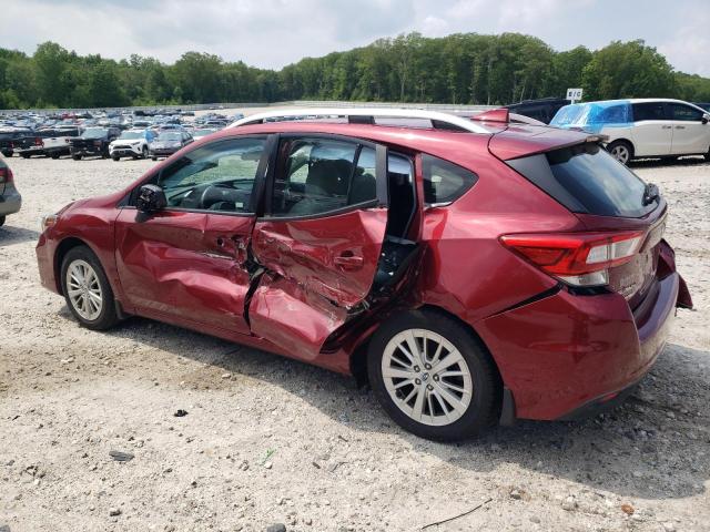  SUBARU IMPREZA 2017 Красный