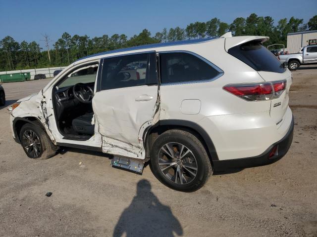  TOYOTA HIGHLANDER 2016 Белый