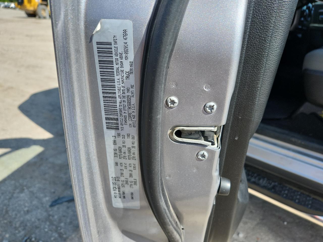 2019 Ram 1500 Classic Slt VIN: 1C6RR6TT9KS689329 Lot: 61716885